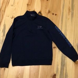 Vineyard Vines Blue Quarter zip
